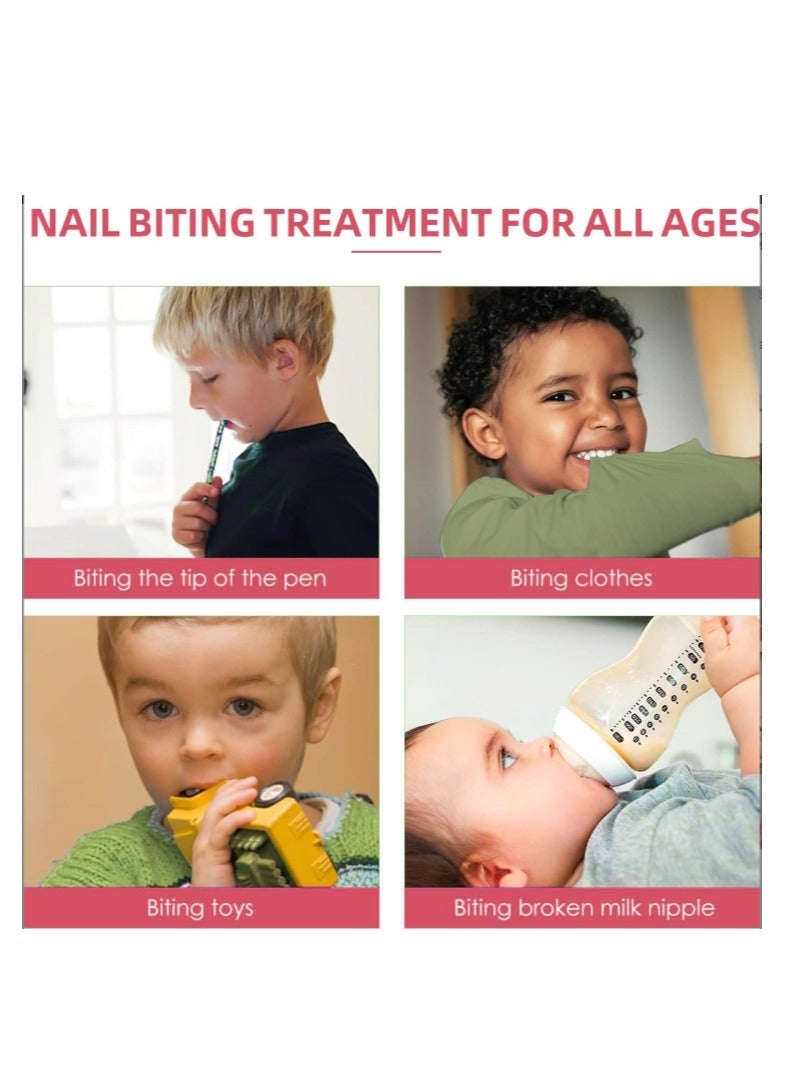 ISSUWEN Nail Bitter Water -100% Natural and Kids Safe Bitter Taste, Nail Biting No Bite Nail Polish for Stop Thumb Sucking, ​Day Night Care 10ml - Image 2