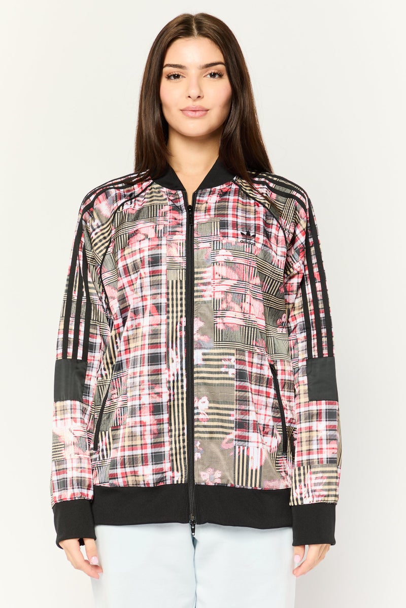 adidas Originals Women Sportswear Fit Long Sleeves Outdoors Jacket, Multicolor  - Image 1