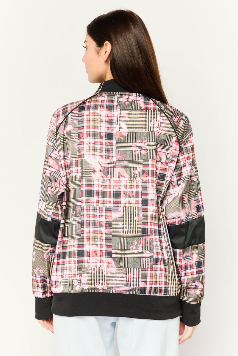 adidas Originals Women Sportswear Fit Long Sleeves Outdoors Jacket, Multicolor  - Image 3