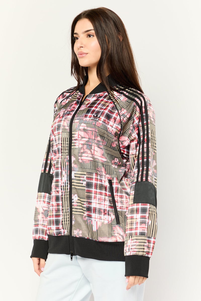 adidas Originals Women Sportswear Fit Long Sleeves Outdoors Jacket, Multicolor  - Image 4