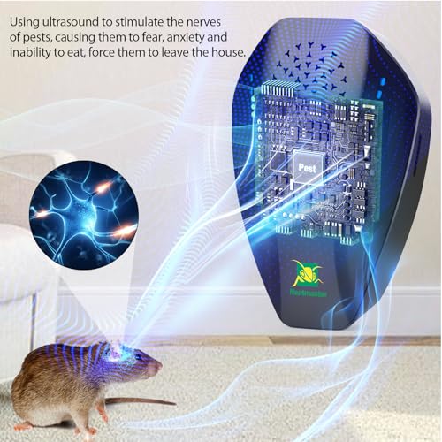 Neatmaster Ultrasonic Repeller & Insect Indoor Repeller, Electronic Ultrasonic Plug in Repellent for Roach, Mosquito, Mice, Spider, Ant, Flea, Bug, Pest Deterrent for House Garage Office Hotel - Image 4