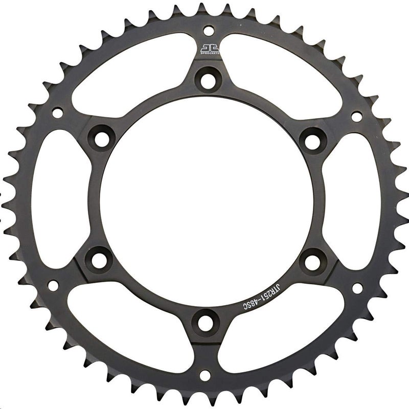 JT Sprockets JTR251.48SC 48 Tooth Steel Self Cleaning Rear Sprocket  1 - Image 1