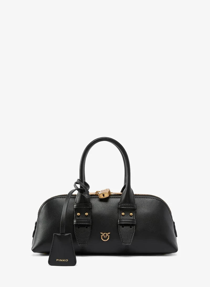 PINKO Small leather Escape Bag