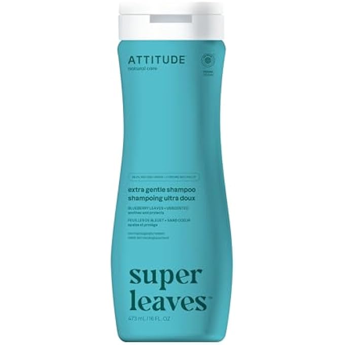 Attitude HAIR SHAMPOO, EWG VERIFIED, PLANT- AND MINERAL-BASED INGREDIENTS, VEGAN AND CRUELTY-FREE BEAUTY AND PERSONAL CARE PRODUCTS, UNSCENTED, 16 FL OZ - Image 1