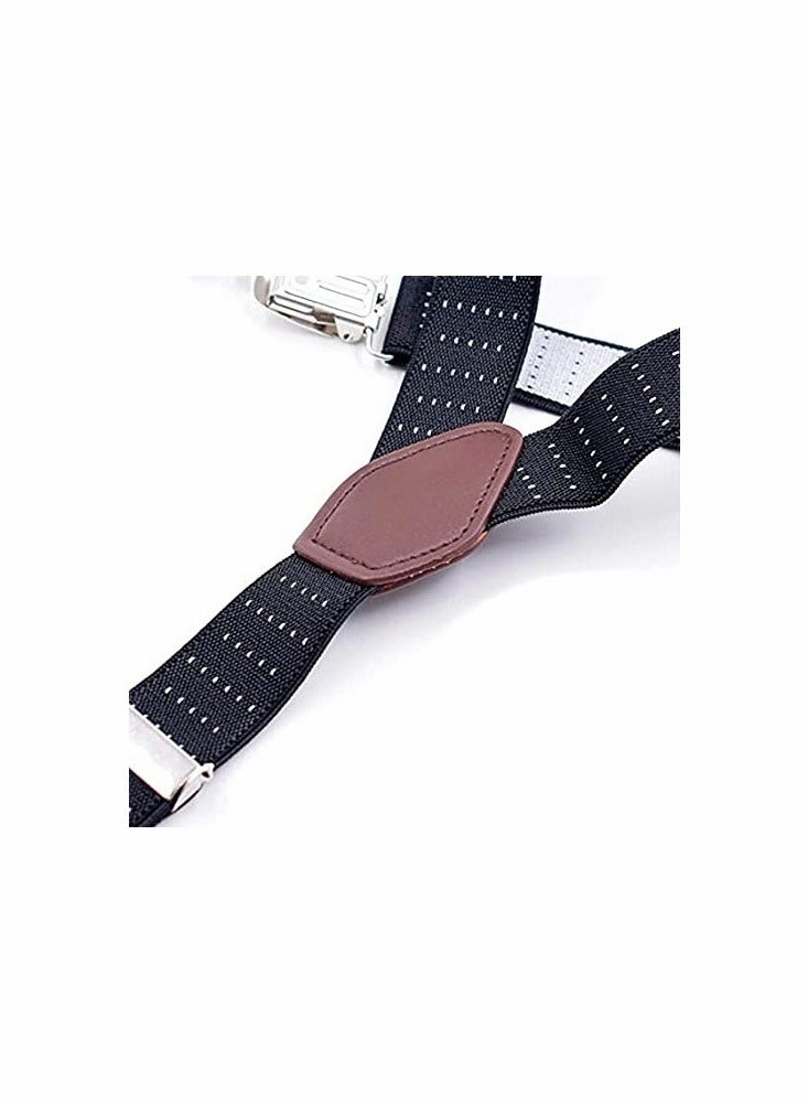 KASTWAVE Mens Shirt Adjustable Elastic Garter Straps with Non Slip Clips - Image 3