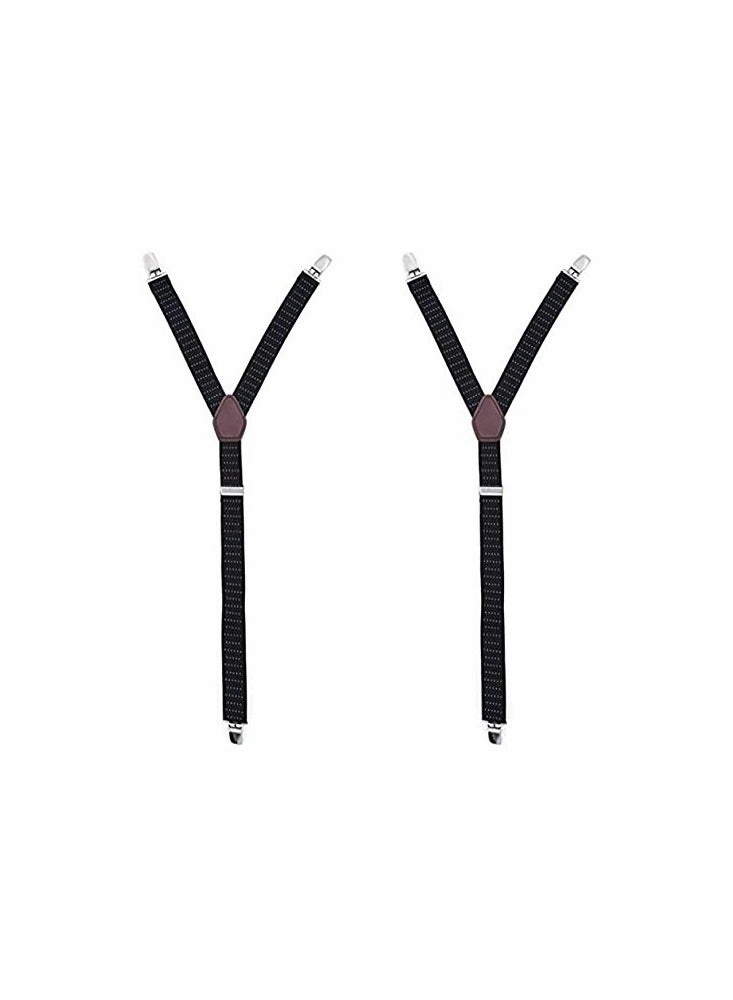 KASTWAVE Mens Shirt Adjustable Elastic Garter Straps with Non Slip Clips - Image 2