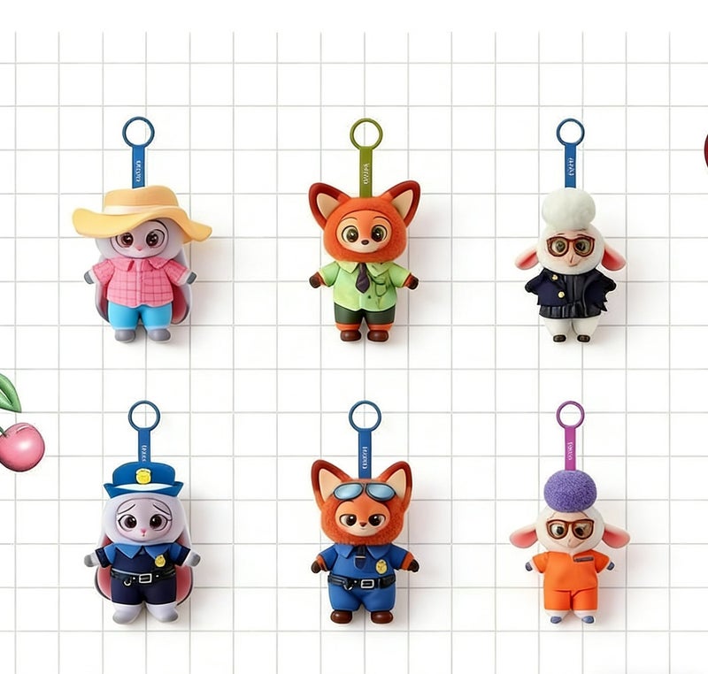 والحديث عن مدينة الحيوانات الجديدة في سلسلة جوديث نيك، دمى الصوف، يلعبون بالحقائب المكفوفين بحقائب حقيبة المكفوفين، وعلب المكفوفين في حقيبة واحدة - Image 1