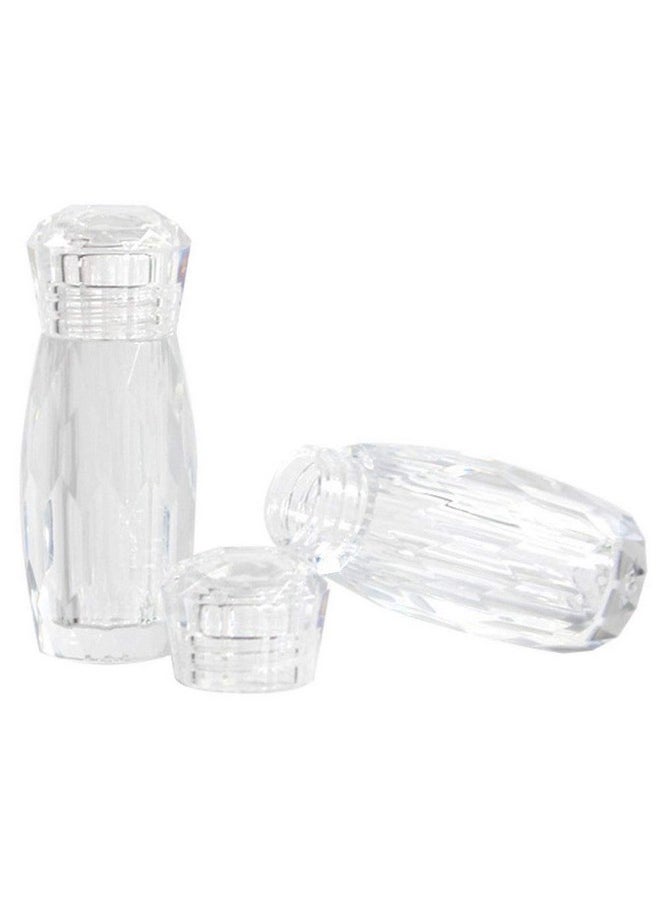 Teensery 6 Pcs 5Ml Clear Acrylic Nail Crystals Bottles Empty Refillable Micro Rhinestones Pixie Beads Bottle Containers For Nail Powder Glass Caviar Beads Facial Cream  - Image 4