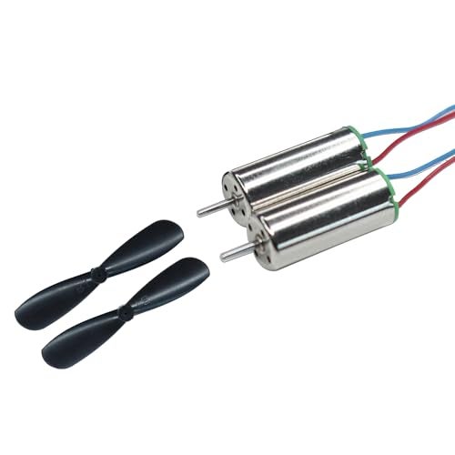 Electronicspices Electronic Spices Metal Dc 3.7V 716 7X16Mm Micro Coreless Motor With Propeller High-Speed Mini Drones (2 Motors + 2 Propellers) - Image 1
