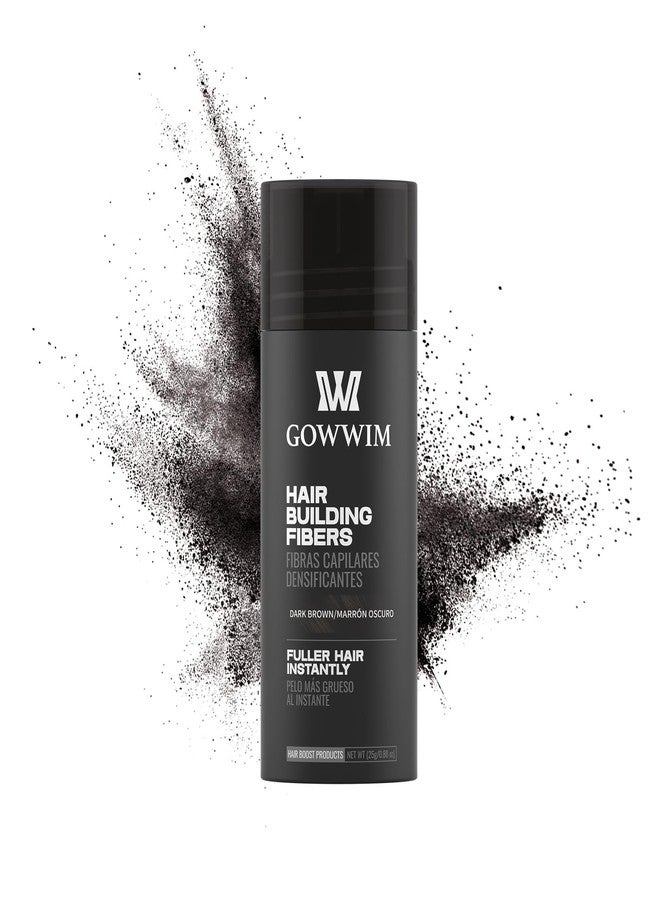 Gowwim Hair Fibers Dark Brown-Instant Thickening Powder for Thinning Hair - Image 1