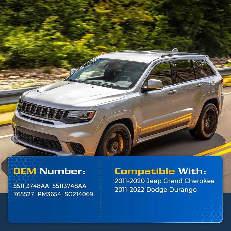 Oasisgalore 1 Pcs Hood Struts Compatible with Jeep Grand Cherokee 2011 2012 2013 2014 2015 2016 2017 2018 2019 2020 Accessories,Front Bonnet Lift Support Replacement Shocks Fit 2011-2022 Dodge Durango - Image 2
