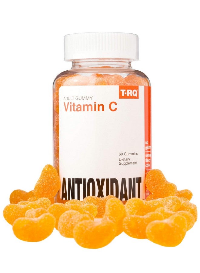 T.RQ Vitamin C Gummy (Dietary Supplements), Natural Orange, 60 Count