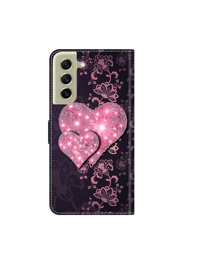 S-TOP Case For Samsung Galaxy S21 FE 5G Crystal 3D Shockproof Protective Leather Phone Case - Image 3