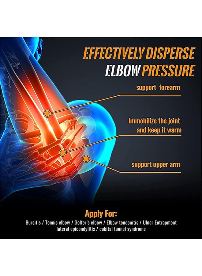 Vector X Moulded Elastic Slip-in Elbow Support ( Size - Small) | Material - Elasticized Fabric | Pain Relief, Gym, Sports, Exercise, Workout, Cycling - Image 5