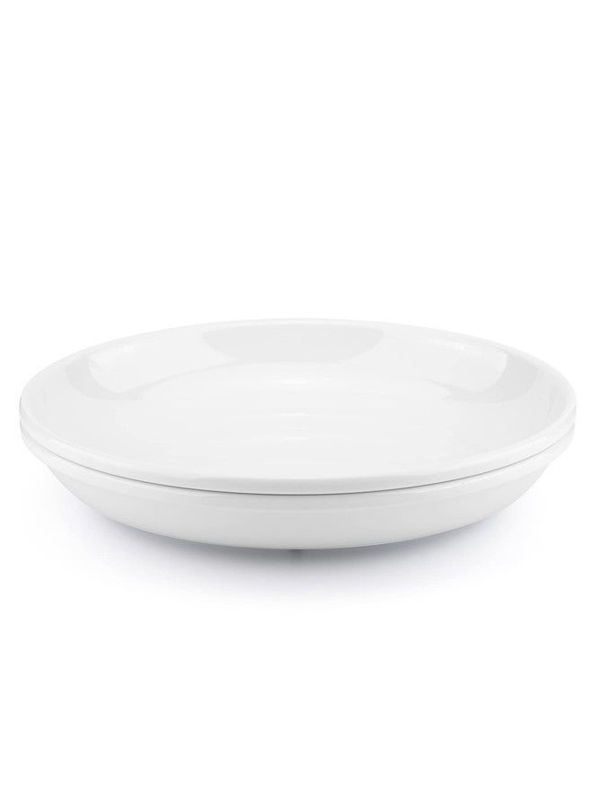 KOXIN-KARLU Melamine Large Serving Platter, 16-inch Oval Serving Plates, White Serving Tray for Entertaining Party, 100% Melamine Serving Dish for Appetizers Meat Food, Set of 2 - Image 4