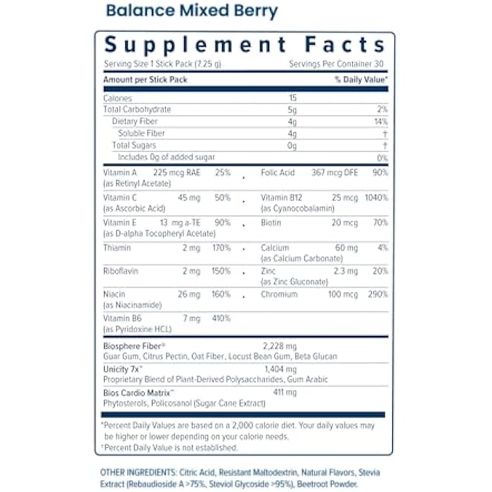 Unicity Balance Mixed Berry Stick Packs (30 Count) - Image 2