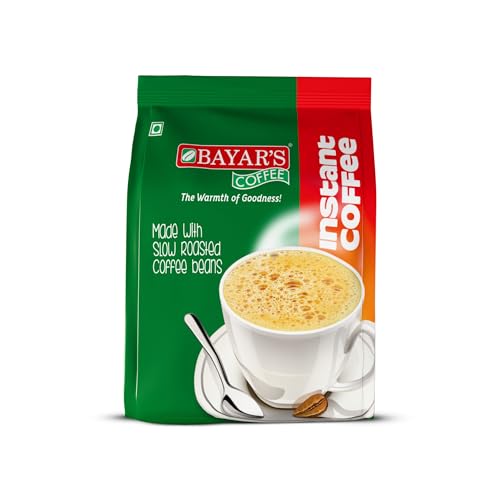 Bayar's Coffee Instant Coffee Powder 200g | Authentic Blend with 70% Coffee & 30% Chicory | Freshly Slow Roasted for Rich Aroma & Taste - Image 1