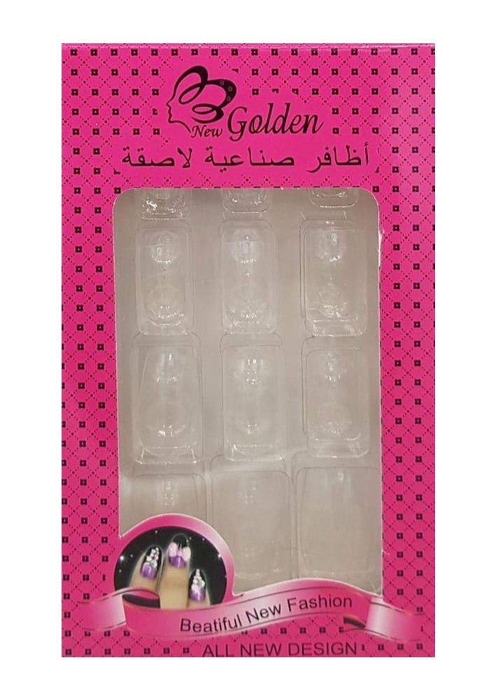 نيو جولدن - اظافر صناعيه لاصقه نيو قولدن - Image 1
