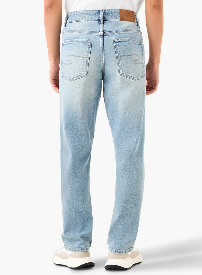 Lee Cooper Straight Fit Jeans with Pockets - Image 3