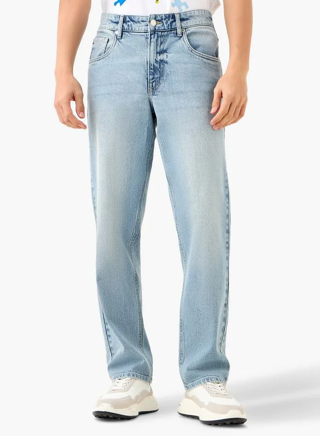 Lee Cooper Straight Fit Jeans with Pockets