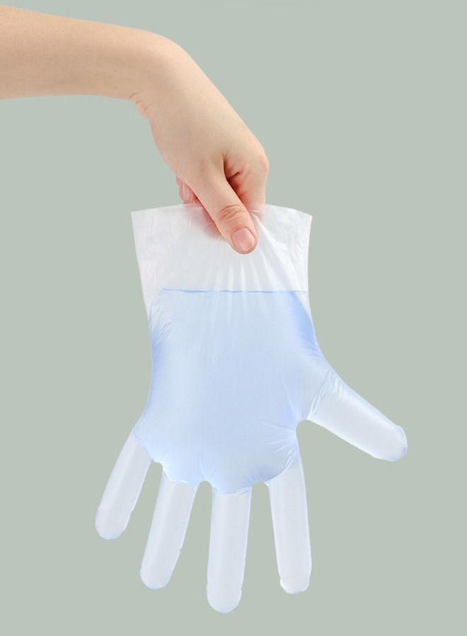 NIBEMINENT Food grade disposable TPE film gloves household kitchen cleaning oil-proof gloves  - Image 5