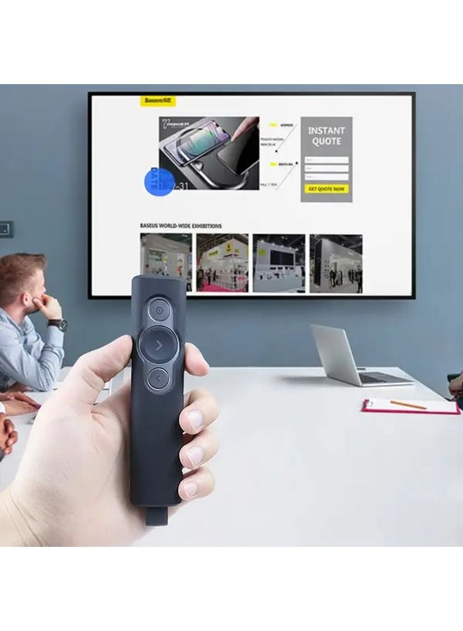 Black Protective Case For Logitech Spotlight Wireless Presenter With Free Lanyard - Image 4