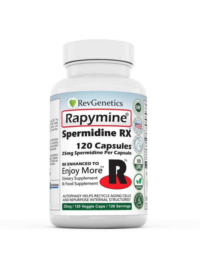 REVGENETICS Rapymine®: 25mg Spermidine RX™ - 120 Capsules - Image 4