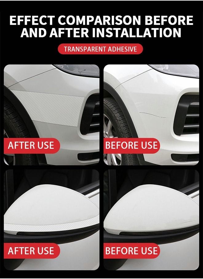 GROIC Car Door Edge Guards Door Sill Protector, Universal Car Sticker Door Entry Guards Scratch Cover Protector Film 5D Carbon Fiber Reflector, Trunk,Protector for Most Cars(2Inx33Ft)  - Image 4