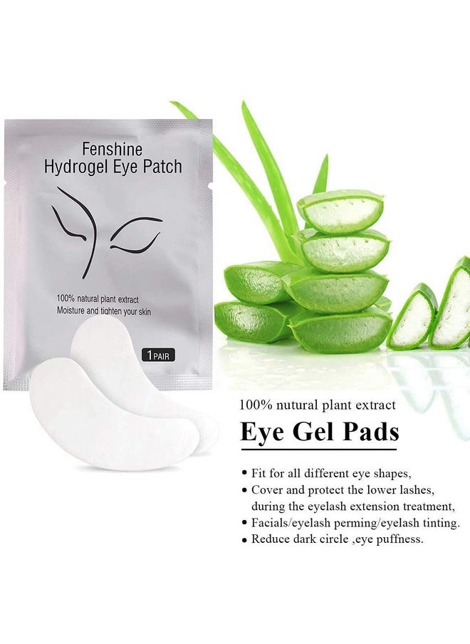fenshine 200 Pairs Eyelash Extension Eye Pads Lint Free Hydrogel Eye Patches Professional Under Eye Gel Pads For Lash Extensions Supplies  - Image 2