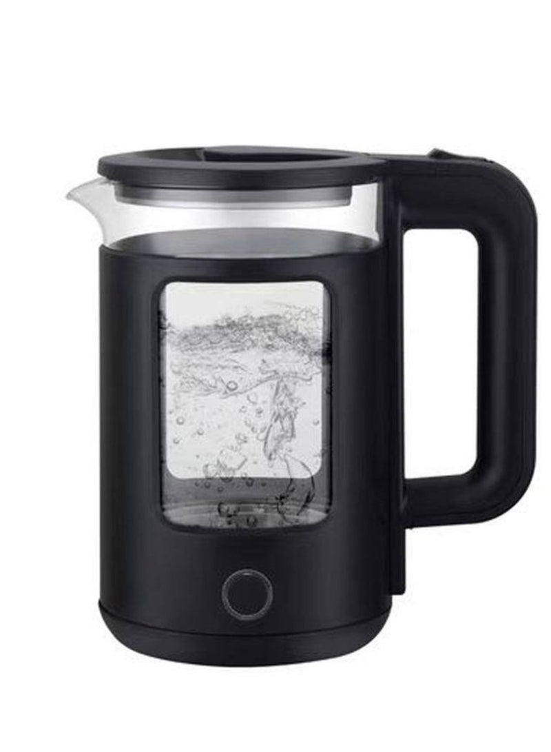 Denx Temperature Control Portable Electric Glass Kettle Safety Coffee Water BoilerElectric Glass Kettle, 1.8L Capacity, Fast Boiling, Black - Image 5