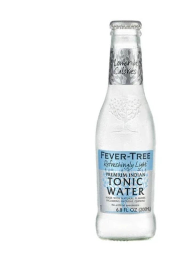 FEVER TREE “Fever‑Tree Premium Indian Tonic Water Refreshing Light – 24 × 200ml Glass Bottles | Low‑Calorie Mixer & Crisp Drink - Image 2