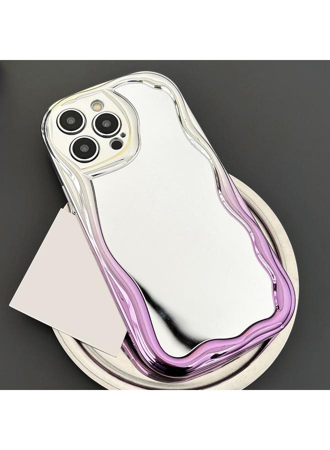 اس-توب جراب لهاتف iPhone 14 Pro Max جراب هاتف TPU عاكس متدرج الموجة - Image 1