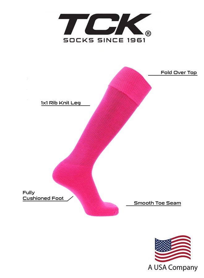 TCK Soccer Socks Multisport Tube MS (Hot Pink, Small) - Image 3