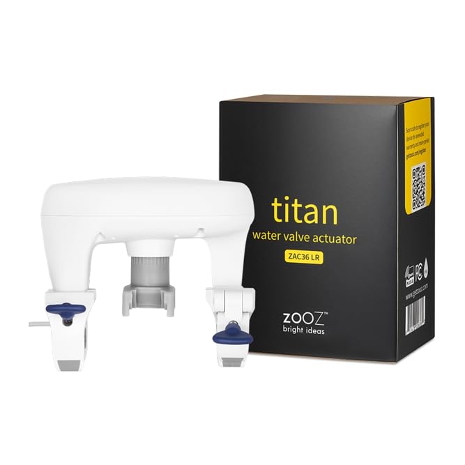 Zooz Z-Wave Long Range 700 Series Titan Water Valve Actuator ZAC36 | Compatible with Z-Box, SmartThings, Works with Ring Alarm - Image 1