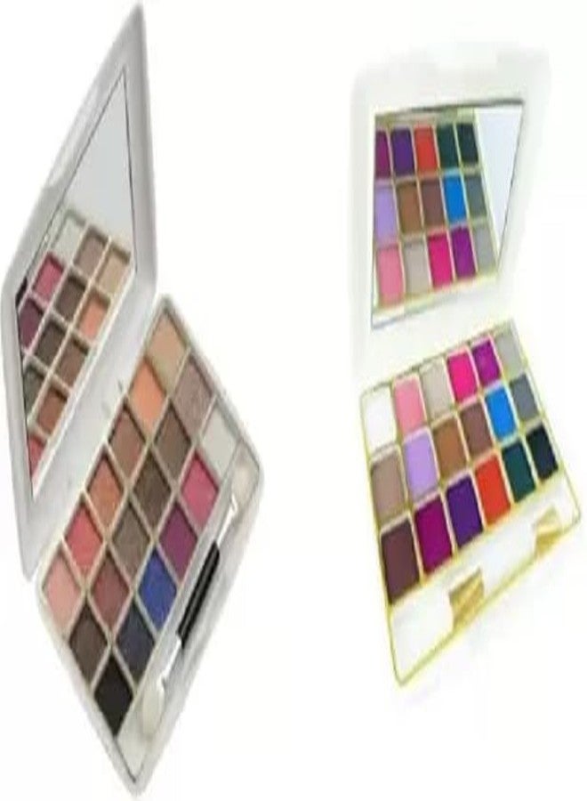 Glamezone 18 Color Eye Shadow Perfer for Party Makeup 12 ml (Multicolor) - Image 1