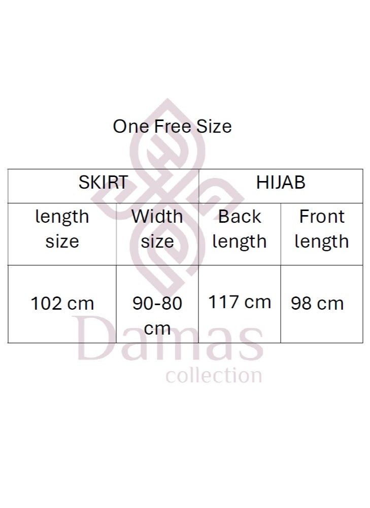 DAMAS COLLECTION - Two Piece Islamic prayer dress women with Lace ,Prayer Clothes for Muslim Women, Prayer Abaya For women, Jilbab 2 piece, Umrah essentials,Prayer Hijab and Khimar - Image 1