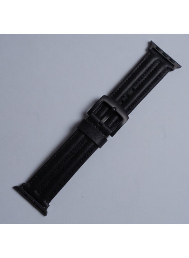 Smartwatch Leather Band Strap 2 in 1 - Size 44mm/45mm/46mm/49mm - Image 1