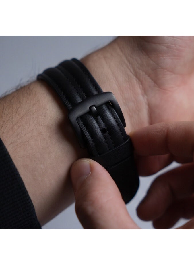 Smartwatch Leather Band Strap 2 in 1 - Size 44mm/45mm/46mm/49mm - Image 4