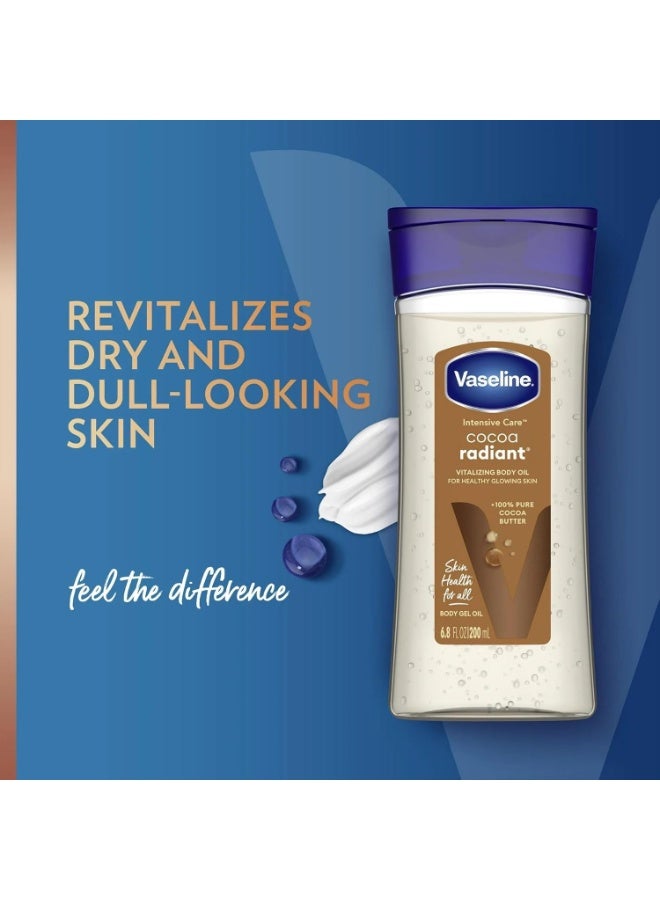 فازلين جل العناية المركزة للجسم بزيت الكاكاو المتألق 200 مل - Image 4