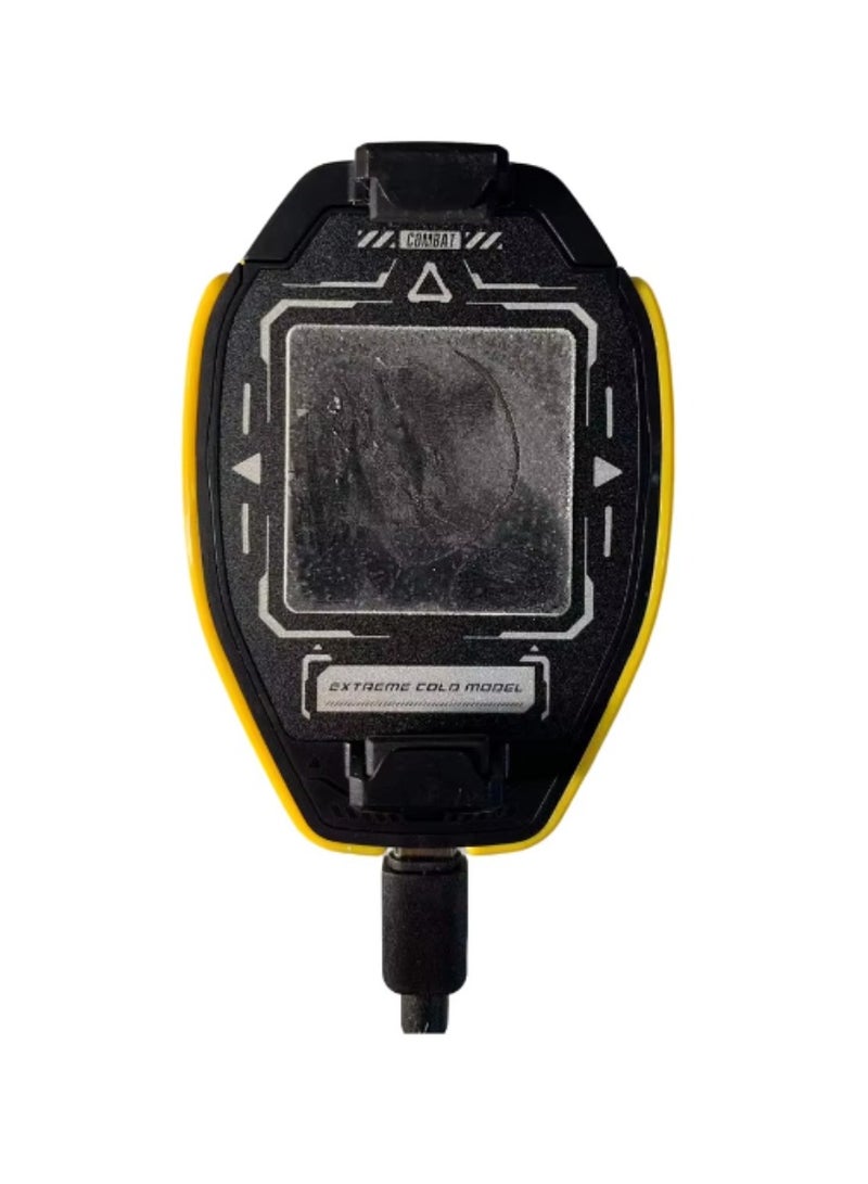 ميمو MEMO DL22 مروحة تبريد للهاتف المحمول، مبرد تبريد RGB، أضواء RGB قابلة للتعديل، مبرد حرارة محمول أشباه الموصلات، مشعاع هاتف USB لجميع الهواتف الذكية، مشبك خلفي، مبرد الهاتف الخليوي، مبرد بدون ضوضاء، أصفر - Image 3