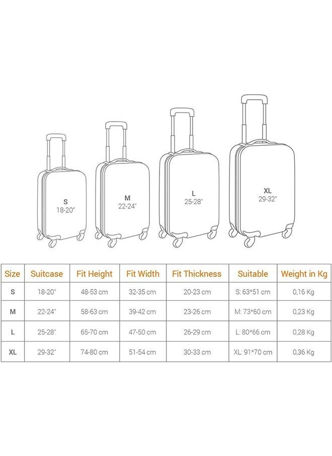 HomarKet Travel Luggage Cover Suitcase Protector Fits (18-32 inch luggage)  - Image 2