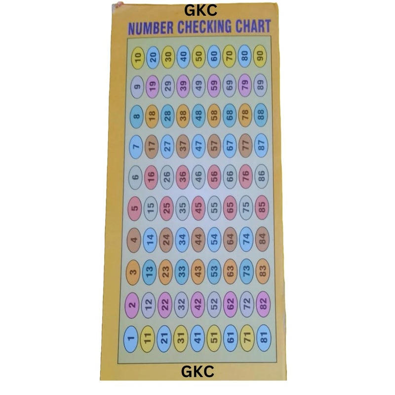 GKC Tambola Bingo 2400 Tickets (Set of 4 Book) Each Contain 600 Tickets so Total 2400 Tickets.Best for Kids and Adult. - Image 3