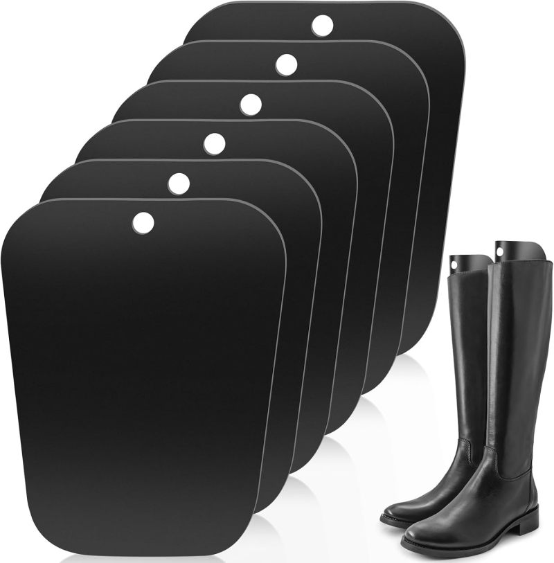 Reusable high boot support (6 pcs) men's and women's models, shoe type setting support 12/14/16 inch black - Image 1