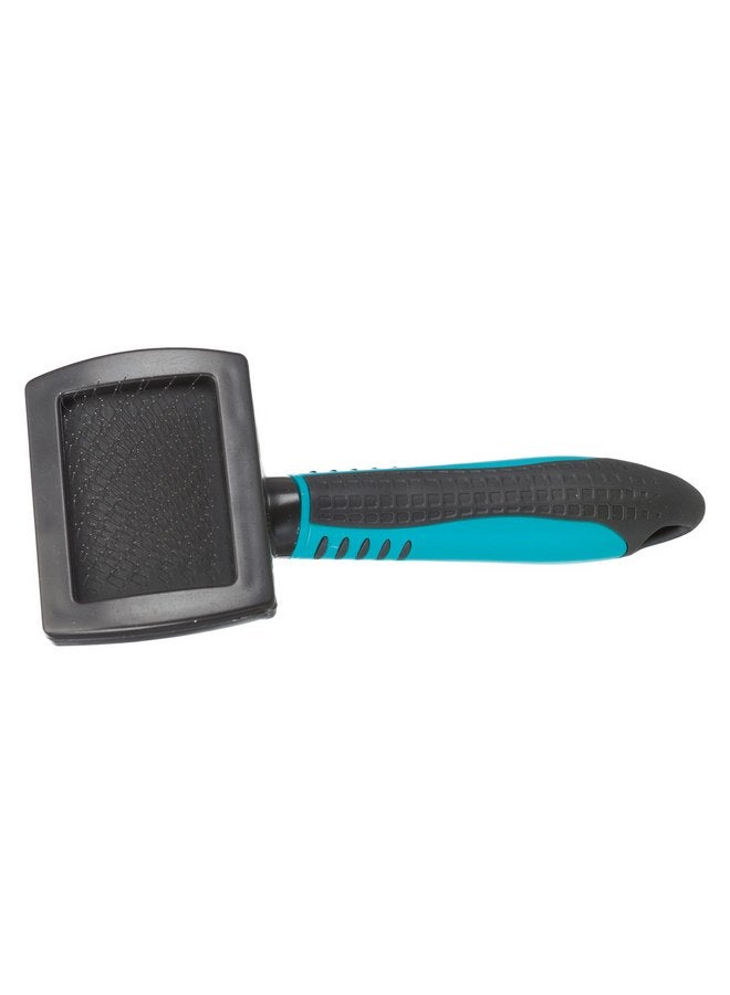 تريكسي فرشاة العناية بالحيوانات الأليفة TRIXIE للقطط والكلاب والحيوانات الصغيرة، وفك تشابك الطبقات العلوية والطبقات الأساسية، وأداة إزالة الشعر المتساقط - Image 2