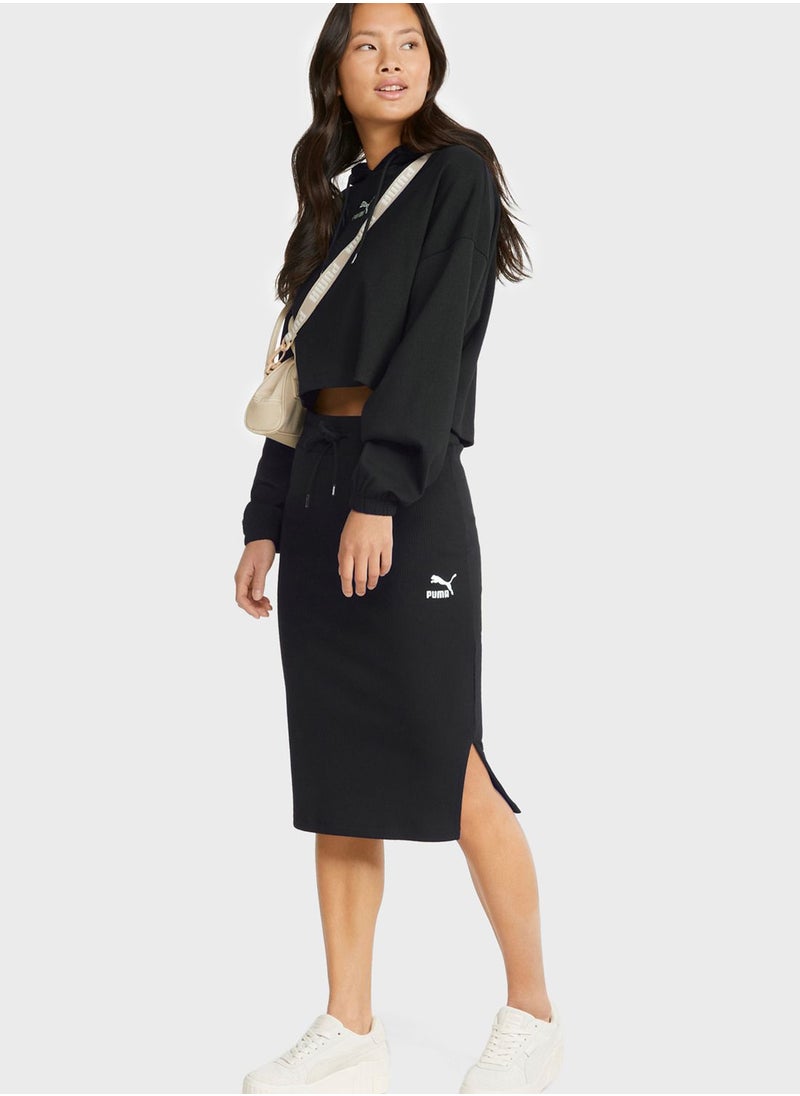 PUMA Classics Ribbed Skirt  - Image 3