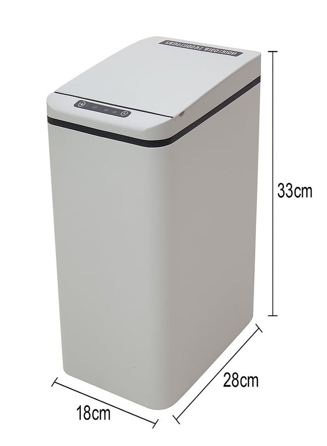 HOME CUBE Motion Sensor Trash Can, Rechargeable Automatic Garbage Bin with Lid, Touchless Bathroom Trash Can, Waterproof Motion Sensor Trash Bin for Kitchen, Bathroom, Office - Image 2