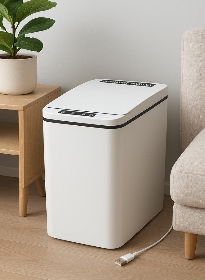 HOME CUBE Motion Sensor Trash Can, Rechargeable Automatic Garbage Bin with Lid, Touchless Bathroom Trash Can, Waterproof Motion Sensor Trash Bin for Kitchen, Bathroom, Office - Image 5