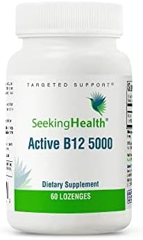 Seeking Health Active B12 5000 5000 mcg B12 as Adenosylcobalamin and Methylcobalamin Potent Formula Supports Healthy Metabolism Methylation Cognitive Health Vegan and Vegetarian 60 lozenges - Image 4