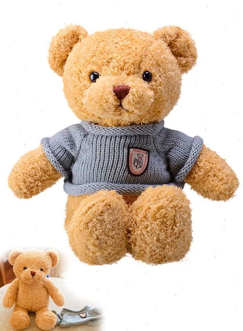بوميفار هدية رمضان للأطفال ، دمية دب قطيفة 30 سم ، لعبة حيوانات محشوة ناعمة ومحبوبة ، هدية للأطفال الأولاد والبنات (بني) - Image 3