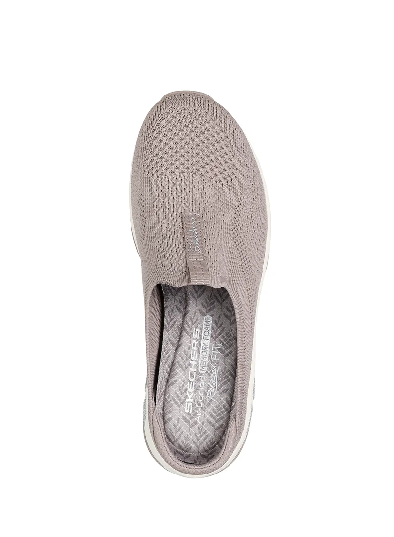 Skechers taupe Commute Time for Women | Best Price UAE